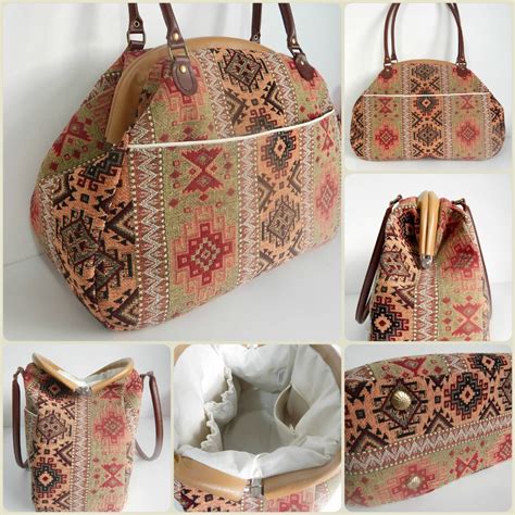 how to sew a vintage carpet bag purse replica|diy carpet bag pattern.